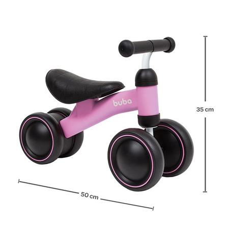 Imagem de Bicicleta De Equilíbrio 4 Rodas Bebê Sem Pedal Infantil - Buba