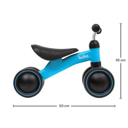 Imagem de Bicicleta de Equilíbrio de 01 ano Azul 4 Rodas - Buba