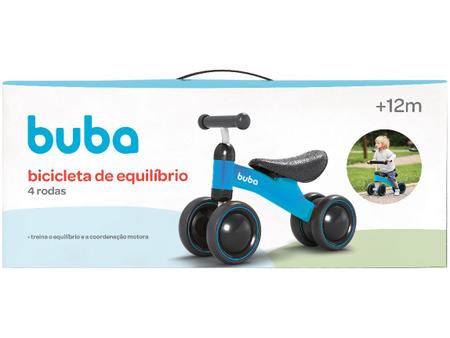 Imagem de Bicicleta de Equilíbrio Infantil Buba 4 Rodas Azul