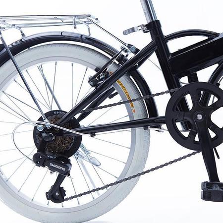 Imagem de Bicicleta Dobrável Fenix Black Marcha Shimano 6 Velocidades