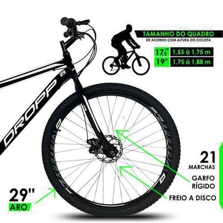 Imagem de Bicicleta Dropp Aro 29 Bikes Freio Disco 21v Marchas