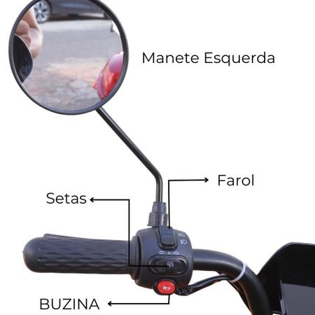 Imagem de Bicicleta Eletrica 500w S/ Pedal Sem Cnh Moto Scooter 32km/h