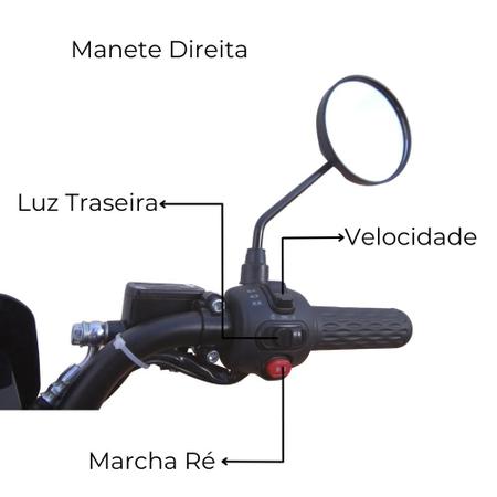 Imagem de Bicicleta Eletrica 500w S/ Pedal Sem Cnh Moto Scooter 32km/h