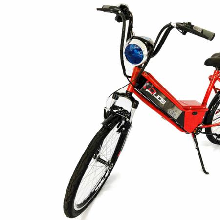 Imagem de Bicicleta Elétrica - Aro 24 - Duos Confort - 800w 48v 15ah - Vermelha - Duos Bikes
