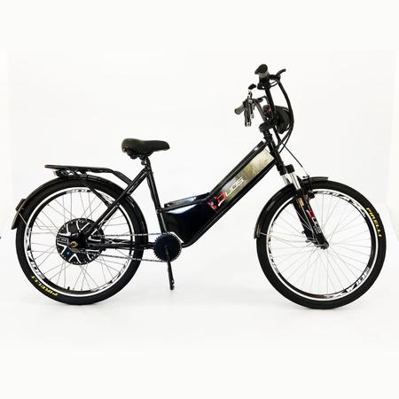 Bicicleta Elétrica Scooter Brasil 800W Aro 26 Garfo Fixo Com