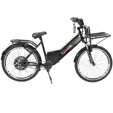 Bicicleta Elétrica Scooter Brasil 800W Aro 26 Garfo Fixo Com