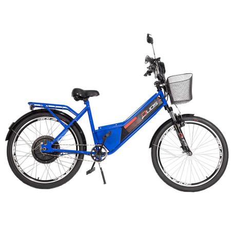 Imagem de Bicicleta Elétrica - Confort - 800w - Azul - Duos Bikes