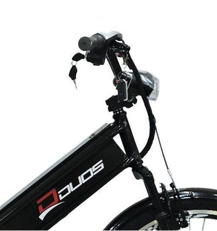 Imagem de Bicicleta Elétrica - Duos Confort - 800W Lithium - Preta - Duos Bikes