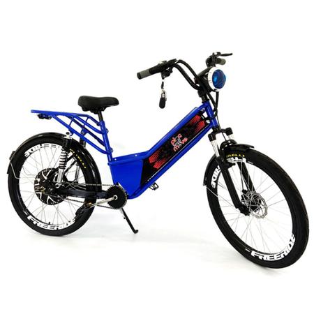 Imagem de Bicicleta Elétrica - Street Plus PAM - Cestinha - 800w Lithium - Azul - Plug and Move