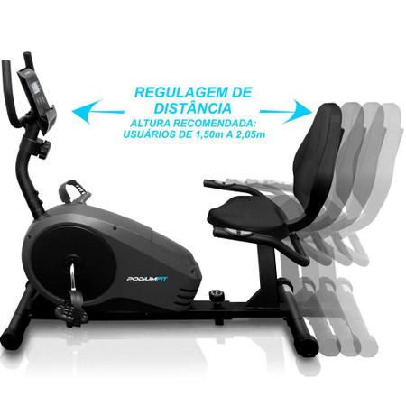 Imagem de Bicicleta Ergométrica Horizontal Podiumfit H300 Magnética