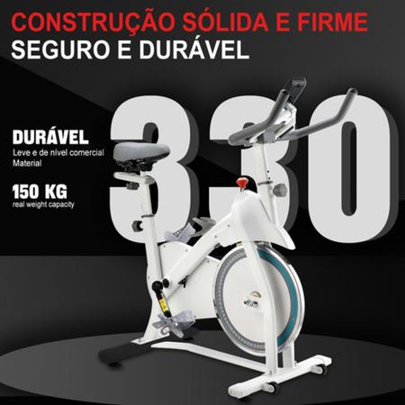 Imagem de Bicicleta Ergométrica Spinning Ajustável  Vertical  Indoor Com Monitor Fitness