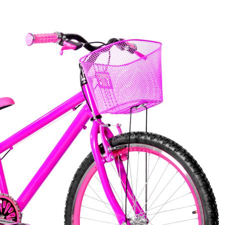 Imagem de Bicicleta Feminina Aro 24 Aero + Kit Passeio e Cadeirinha