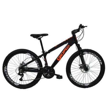 Imagem de Bicicleta Gios FRX Freeride Aro 26 Freio a Disco 21 Velocidades Cambios Shimano  Gios Preto Laranja