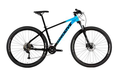 Imagem de Bicicleta Groove Ska 30 18v aro 29 Azul/Preto Quadro 20.5