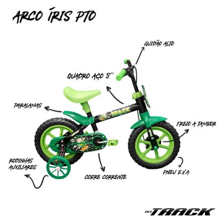Imagem de Bicicleta Infantil Arco Íris A12 TK3 Track