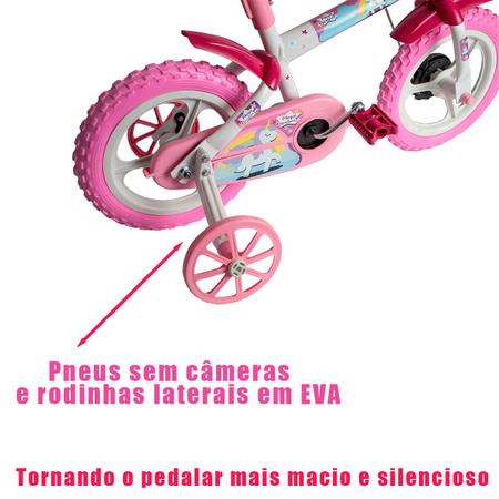 Imagem de Bicicleta Infantil Aro 12 Com Rodinhas Bike Menina Criança