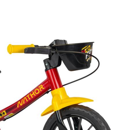 Imagem de Bicicleta Infantil Aro 12 Sem Pedal Equilibrio Balance Vermelha - Nathor