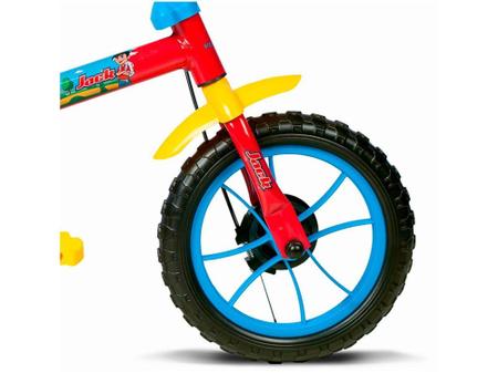 Imagem de Bicicleta Infantil Aro 12 Verden Bikes Jack - Vermelha e Azul com Rodinhas