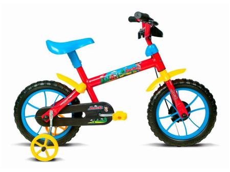 Imagem de Bicicleta Infantil Aro 12 Verden Bikes Jack - Vermelha e Azul com Rodinhas