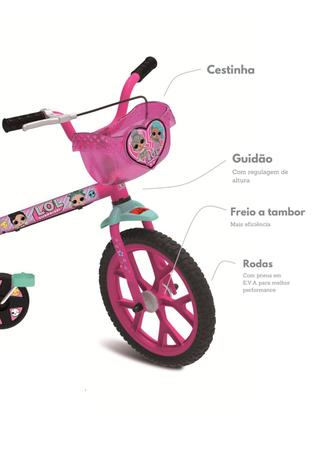 Bicicleta Infantil Bandeirante Lol Aro14 - 3302