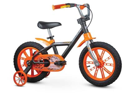 Imagem de Bicicleta Infantil Aro 14 Menino First Pro Nathor Com Rodinhas