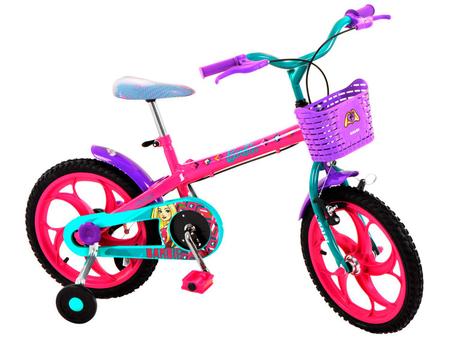 Bicicleta Caloi Barbie Infantil - Aro 16 - Pink