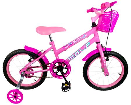 Imagem de Bicicleta Infantil Aro 16 Feminina - Wolf Bike