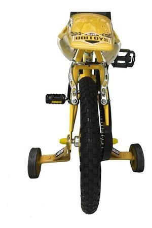 Bicicleta Infantil Aro 16 Moto Bike C/ Rodinha Menino - Glumi