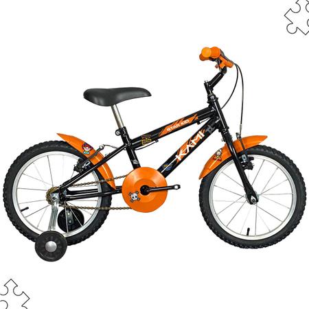 Imagem de Bicicleta Infantil Aro 16 Mtb Kami Anime Criança 3 a 6 Anos