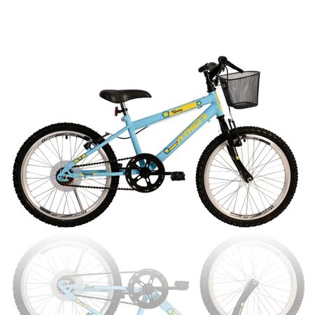 Imagem de Bicicleta Infantil Aro 20 Athor Charmy S/M Criança C/ Cesto
