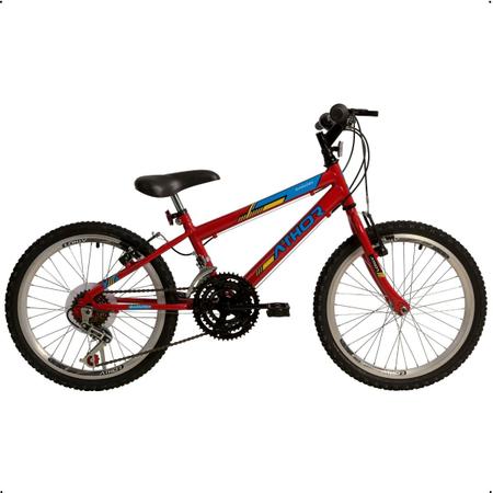 Bicicleta Infantil Aro 20 Athor Evolution Com Marcha 18