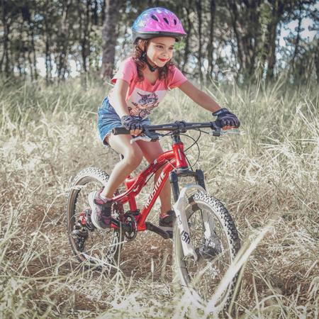 Bicicleta Infantil Aro 20 Redstone Alpha G Preto/Verde e Laranja