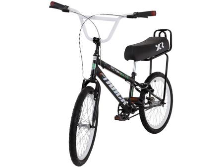 Imagem de Bicicleta Infantil Aro 20 TK3 Flip Fire Preto com Banco de Mobilete Freio V-Brake