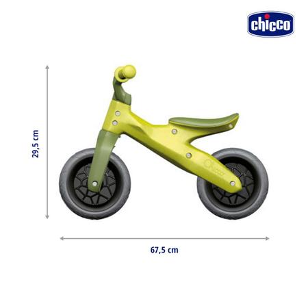 Bicicleta Infantil Balance Bike Eco Green Hopper Chicco