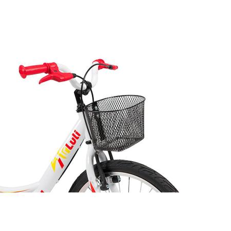 Bicicleta Infanto Juvenil Caloi Barbie Aro 20 - Branco