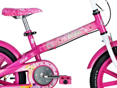 Bicicleta Aro 16 Caloi Barbie Rosa - MP Brinquedos