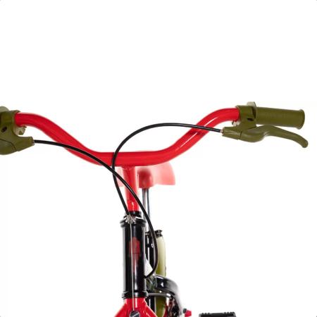 Imagem de Bicicleta Infantil com Rodinhas Power Rex Aro 16 Até 25Kg Selim Macio e Confortável T10R16V1 Caloi - 004810.19000