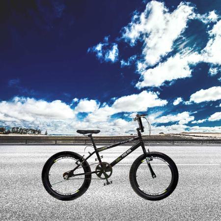 Bicicleta Aro 20 Quadro Freio V-Brake Cross Bike Edition Aço Creme