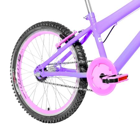 Imagem de Bicicleta Infantil Feminina Aro 20 Aero + Kit Passeio e Cadeirinha