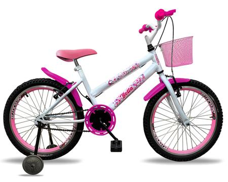 Imagem de Bicicleta Infantil Feminina Aro 20 Cadeirinha de Boneca