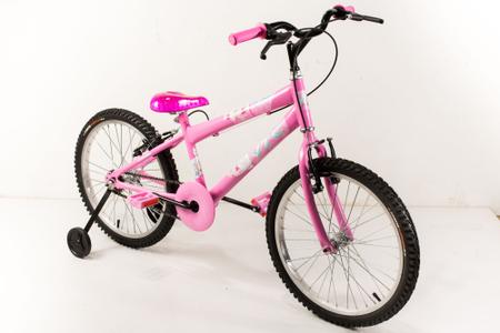 Imagem de Bicicleta Infantil feminina Aro 20 com rodinha