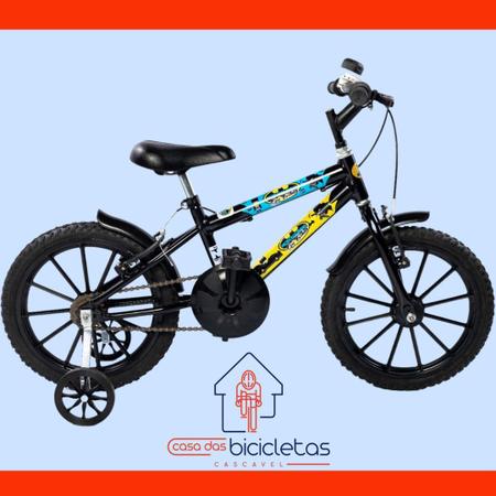 Imagem de Bicicleta Infantil Masculina Aro 16 Gy Bikes Preta