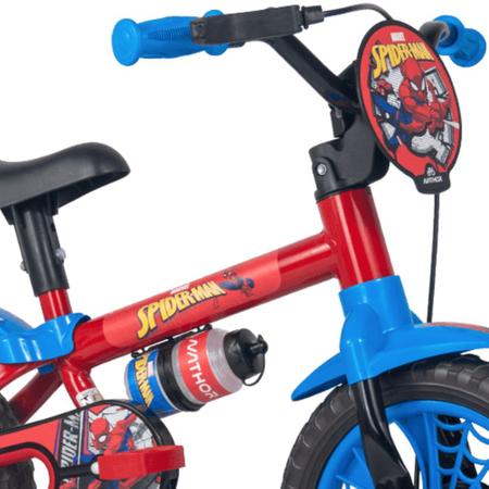 Imagem de Bicicleta Infantil Menino Aro 12 Homem Aranha Marvel