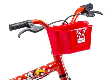 Imagem de Bicicleta Infantil Minnie Aro 16 Caloi Vermelho