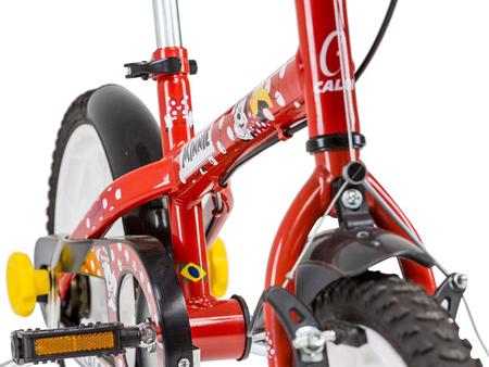 Imagem de Bicicleta Infantil Minnie Aro 16 Caloi Vermelho