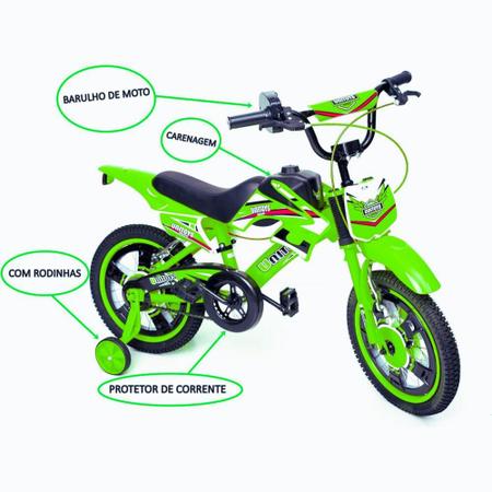 Bicicleta 2024 niño moto