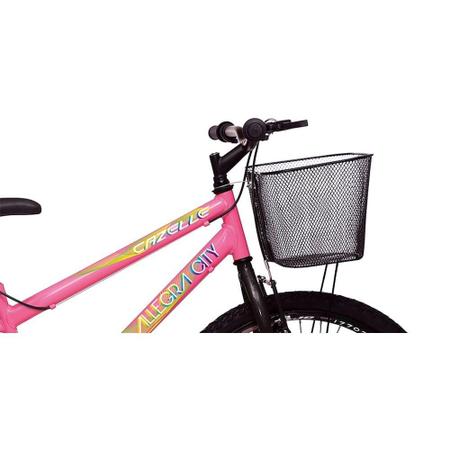 Imagem de Bicicleta Juvenil Colli Allegra City, Aro 24, Quadro Tamanho 14,Aço Carbono, Freios VBrake, Rosa Neon