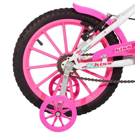 Bicicleta Infantil Free Action Aro 16 Kiss - Rosa