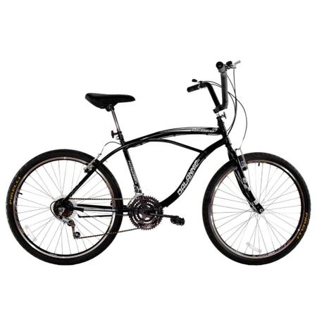 Imagem de Bicicleta Masculina Aro 26 com 18 marchas Beach Preto