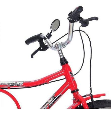 Bicicleta Monark Barra Circular Freios V Brake VERMELHA Aro 26 Cod